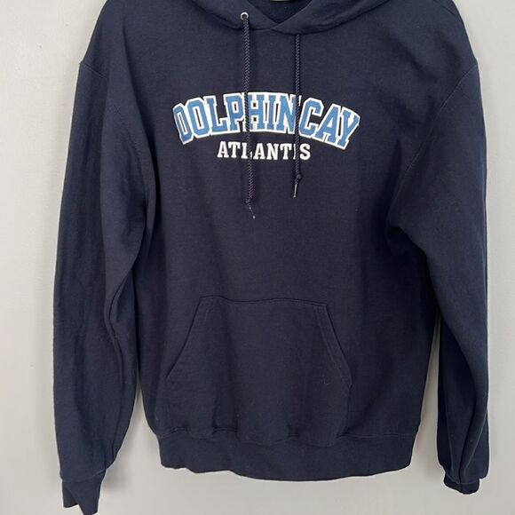 Mens M Champion Bahamas Dolphin Cay Atlantis  Eco Fleece Thick sweatshirt hoodie - Picture 3 of 11